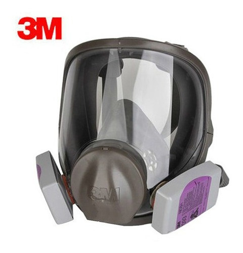 Máscara De Gas Fack Shield 6800 Face Shield Con 2 Filtros 3m