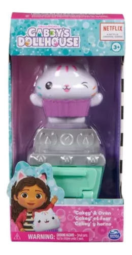 Gabby's Dollhouse Mini Figura C/ Accesorios Cakey Cat 36243c