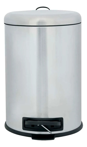 Tacho Basura Cesto Acero Metalico Mor Safira 12 Lts