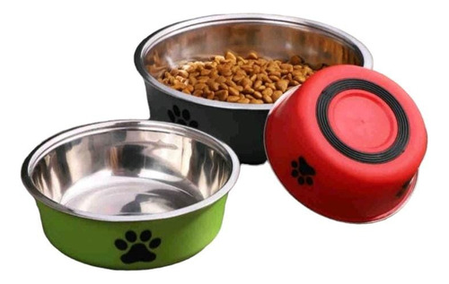 Comedero Bebedero De Mascotas Perros Y Gatos Plato 14cm