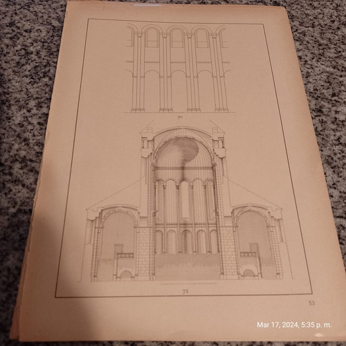 Lote 4 Ilustraciones Arquitectura Diseño De Arcos 1904 