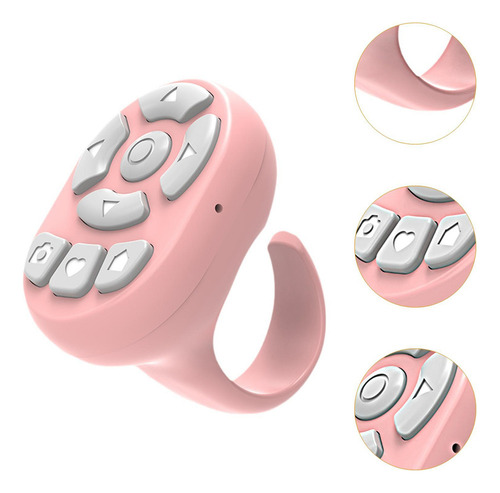 3 Scroller Remoto Del , Anillo De Control Remoto Rosa
