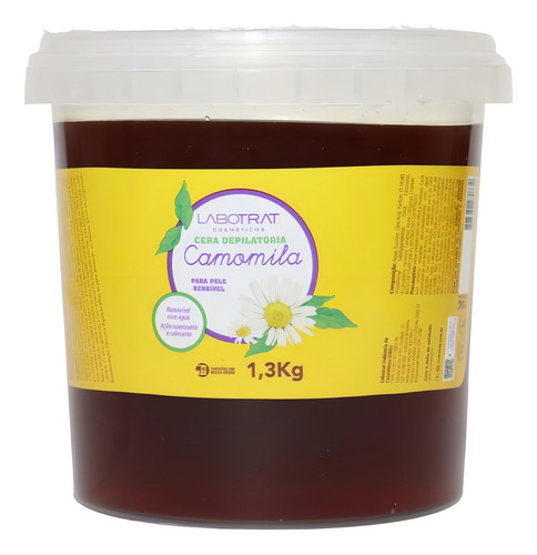 Cera Depilatoria Manzanilla Piel Sensible 1.300gr Labotrat
