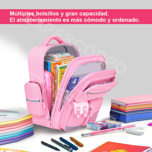 Mochilas Escolare, My Melody Mochila, Con Colgante Kit De Papelería