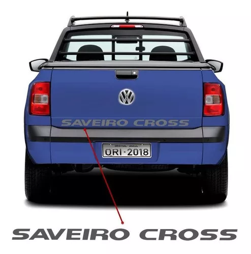 Faixa Decorativa Saveiro Cross Prata Saveiro 2017/2021 - Carblue