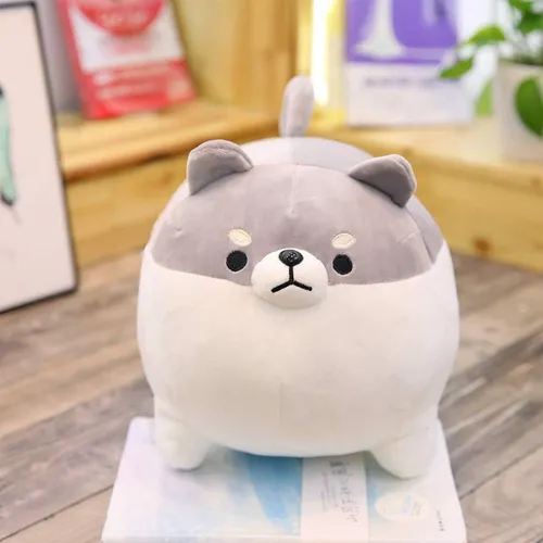 Brinquedo De Pel cia Fofo Corgi Doll Shiba Inu Pillow Dog