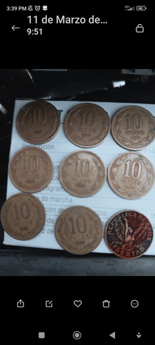 Monedas De Colecion 10 Pesos