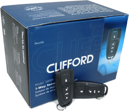 Alarma Clifford 3400x Sirena + Sensor + 2 Control