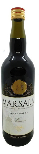 LOMBARDO Marsala Dry Vino Italiano Marsala Fine Ip Ambra Dry X750cc - Tinto - Ambra Sweet - 750 mL - Botella - Unidad - 1