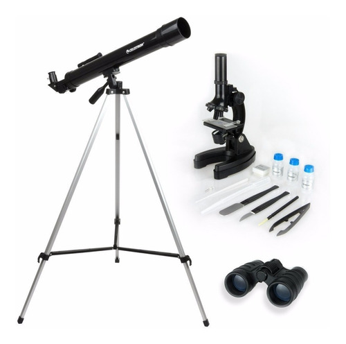 Juego Didactico Kit Telescopio Microscopio Binocular