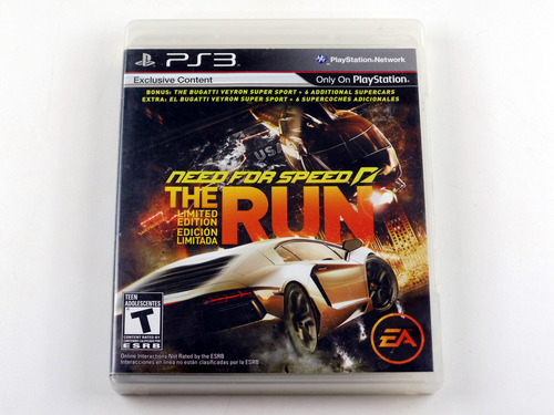 Need For Speed The Run Original Ps3 Playstation 3