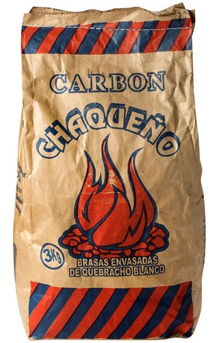 Carbón Vegetal Chaqueño Premium 3kg 