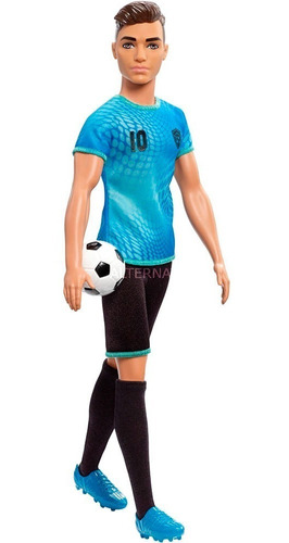 Barbie Ken Quiero Ser Futbolista Mattel Fxp02