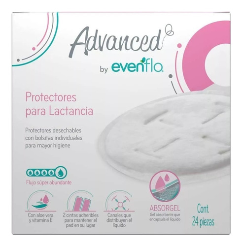 Protectores De Lactancia Sistema Absorgel Antiescurrimientos