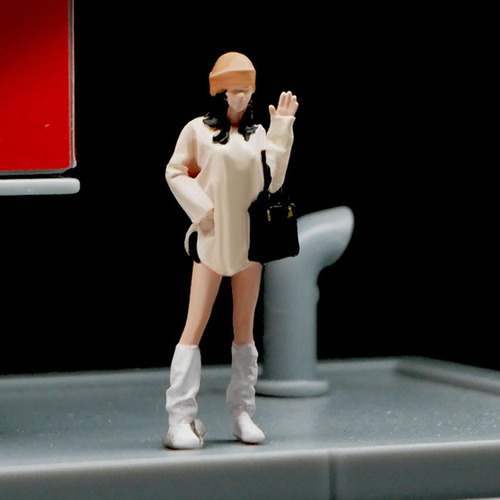 Figura De Niña A Escala 1/64, Modelo Dioramas, Proyectos De