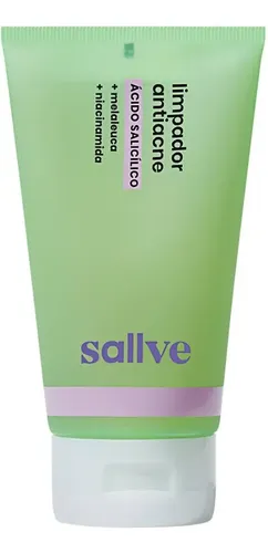 Limpador Antiacne Com Ácido Salicílico 150ml Sallve Todo Tipo De ...