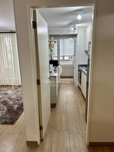 Listo Para Vivir, Depto Amoblado En Condominio Con Piscina