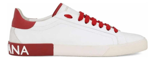 Tenis Dolce Gabbana Sneakers Portofino Hombre Rojo