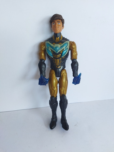 Max Steel Traje Dorado Puños Azules Combate N-tek 2012