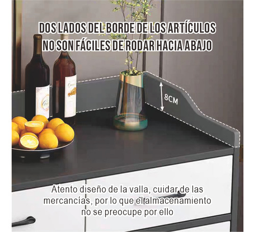 Aparador Moderno Organizadorbufetera Con 3 Puertas