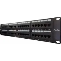 Comprar Patch Panel 48 Puertos Cat6 Cat 6 Rj-45 Rackeable Cargado 2u
