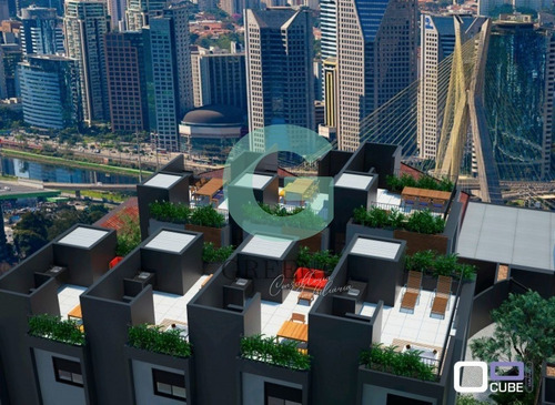 Imagem 2 de 14 de Incrível Casa Em Condomínio No Real Parque Com Vista Incrível Da Ponte Estaiada! 114 M2 Em 4 Pavimen - Gc3358