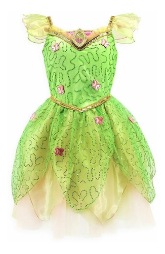 Disfraz Campanita Tinkerbell Niñas Disney Store Talla 4