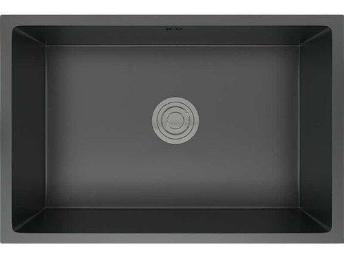 Imagen 2 de 4 de Pileta De Cocina Negra Mate Acero 304 Acra