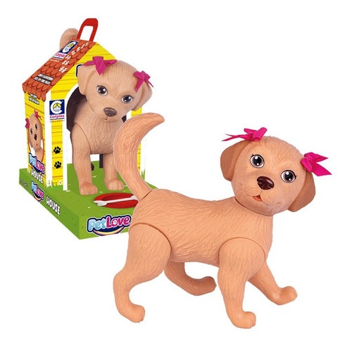 Boneco Cachorrinho Pet Love House Femêa Cotiplás - 2651