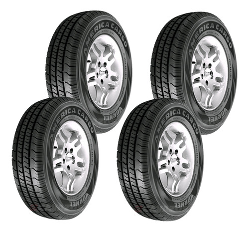 Paquete De 4 Llantas 205/70 R15 Tornel America Cargo (reforz