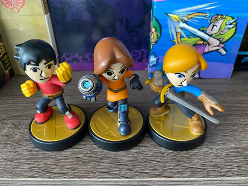 Nintendo Switch/3ds Figuras Amiibo Mii Fighter!!