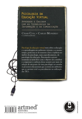 Psicologia Da Educação Virtual: Aprender E Ensinar Com As Tecnologias Da Informação E Da Comunicação, De Coll,césar; Monereo,carles. Editora Penso, Capa Mole, Edição 1 Em Português, 2010