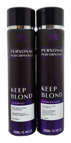  Kit Tratamento Sh 250ml Cond 250ml Keep Blond Hairs Company