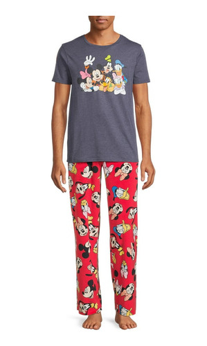 Pijama Para Hombre 2 Piezas Marca Mickey Mouse Talla Xl