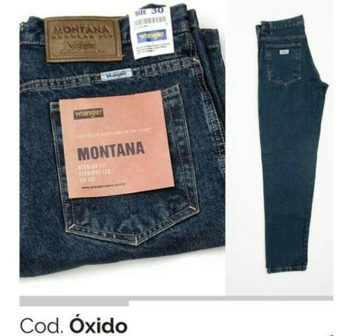 Jean Wrangler Montana De Hombre Clasico Recto.