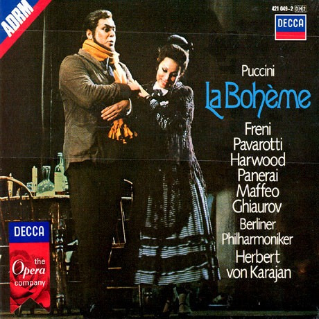 Puccini : La Bohème - Karajan - Freni & Pavarotti - 2 Cds