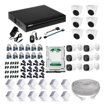 Comprar Cctv Kit 12 Camaras Seguridad 5mp Dahua Dvr 16ch + Disco 2tb