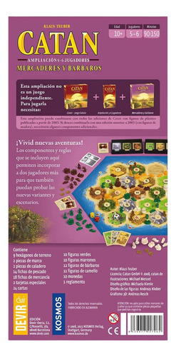 Catan Mercaderes Y Bárbaros: Expansión 5-6
