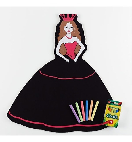 Lousa Quadro Negro Princesa Crayola