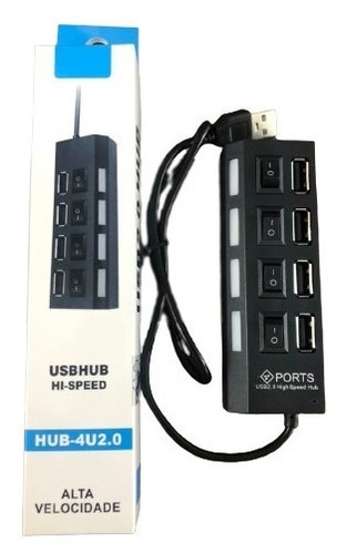 Conectores Hub Usb 4 En 1 Puerto Multiplicador 