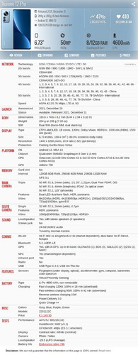 Xiaomi 12 Pro 5g 2201122g 12gb 256gb Dual Sim Duos