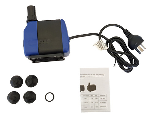 Imagen 6 de 8 de Bomba De Agua Rs 932 820l/h 1.8m Pecera Fuente Estanque 18w