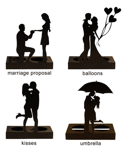 Regalo De Candelabro Hierro Para Pareja Para Boda (globos)
