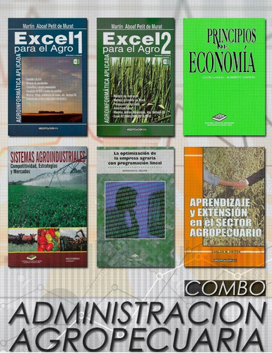 Combo Libros Administracion Agropecuaria Orientacion Grafica