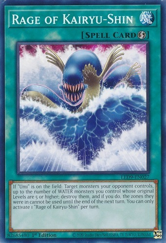 Rage Of Kairyu-shin (led9-en027) Yu-gi-oh!