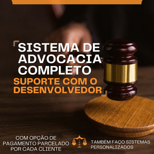 Sistema De Gestão Para Escritórios De Advocacia Completo