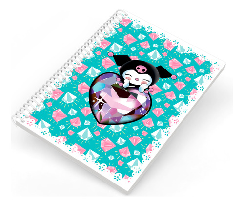 Cuadernola Kuromi A4 96 Hojas Notas Planner