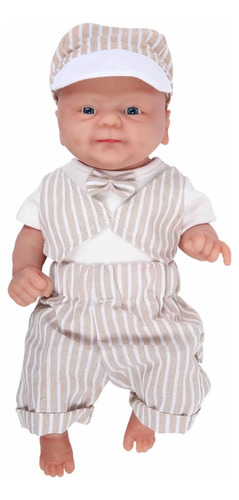Muñeca Bebe Reborn Silicona Bebe Real Recien Nacido 36cm