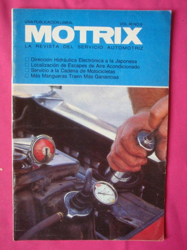 Revista Motrix Vol 46 Nº 6 1987 Direccion Hidraulica