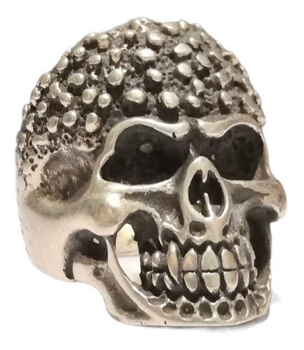 Anillo Skull Púas. Plata 925.